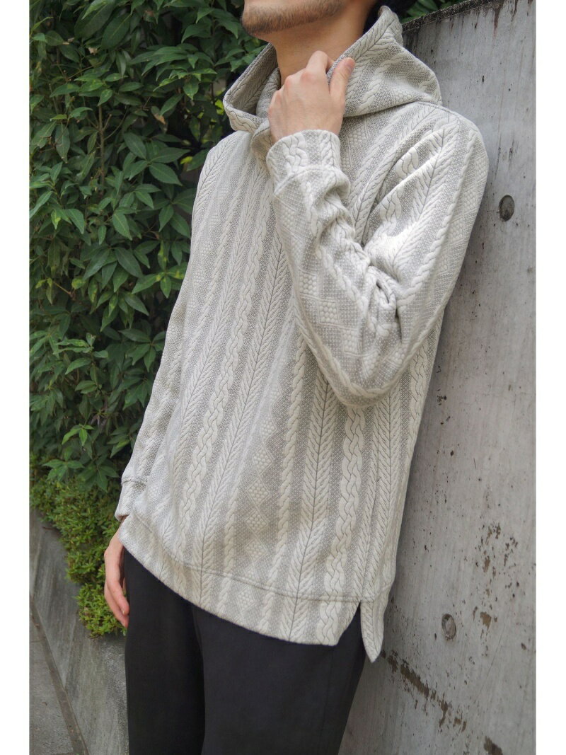 【SALE／50%OFF】NICOLE CLUB FOR MEN ケーブルブリスタープルオーバーパー ...