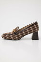 【SALE/12%OFF】STACCATO ニコルチェックフレアヒールローファー スタッカート シューズ・靴 ローファー【送料無料】