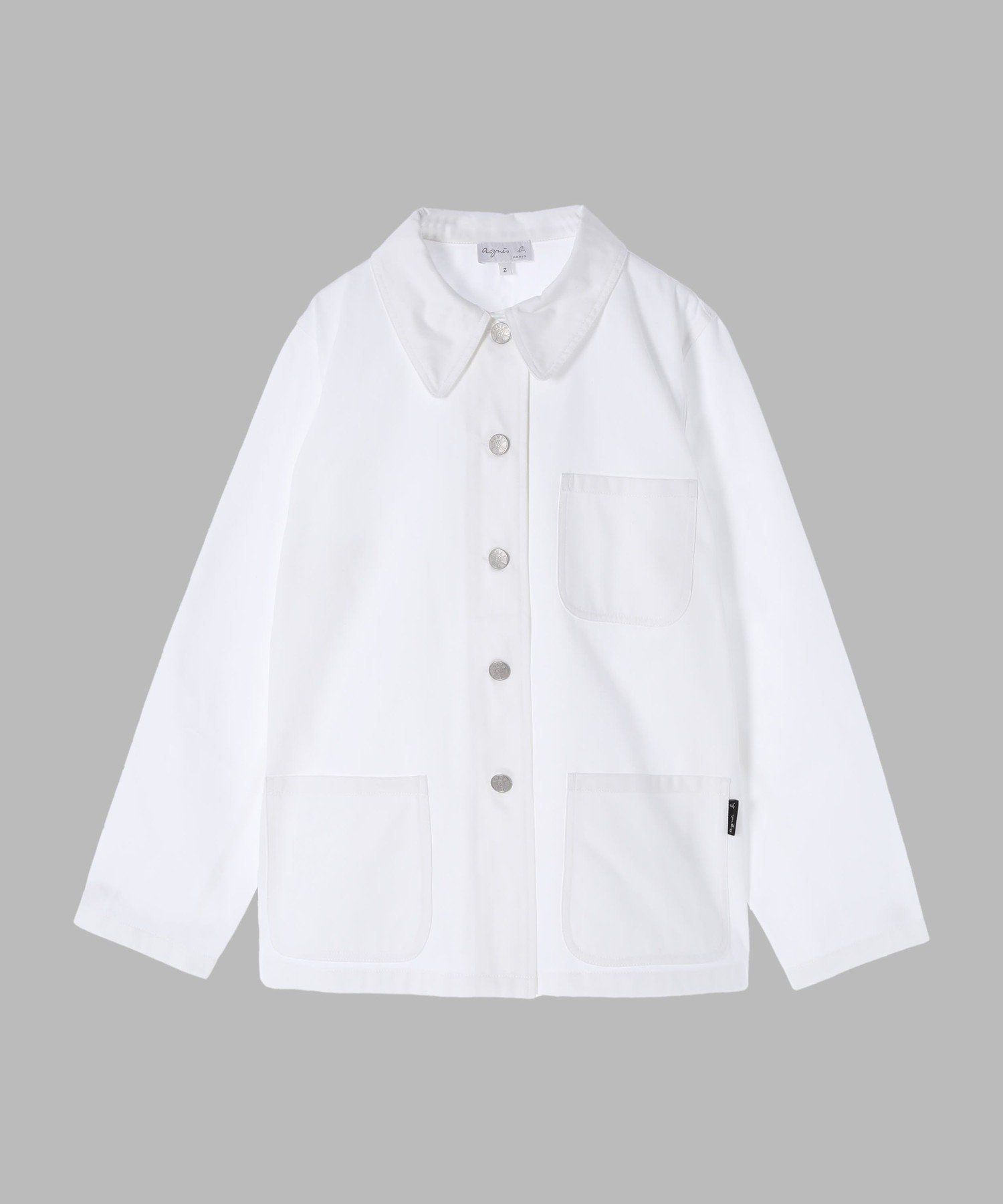 UT36 VESTE ジャケット アニエスベー ジャケット・アウター その他のジャケット・アウター ホワイト