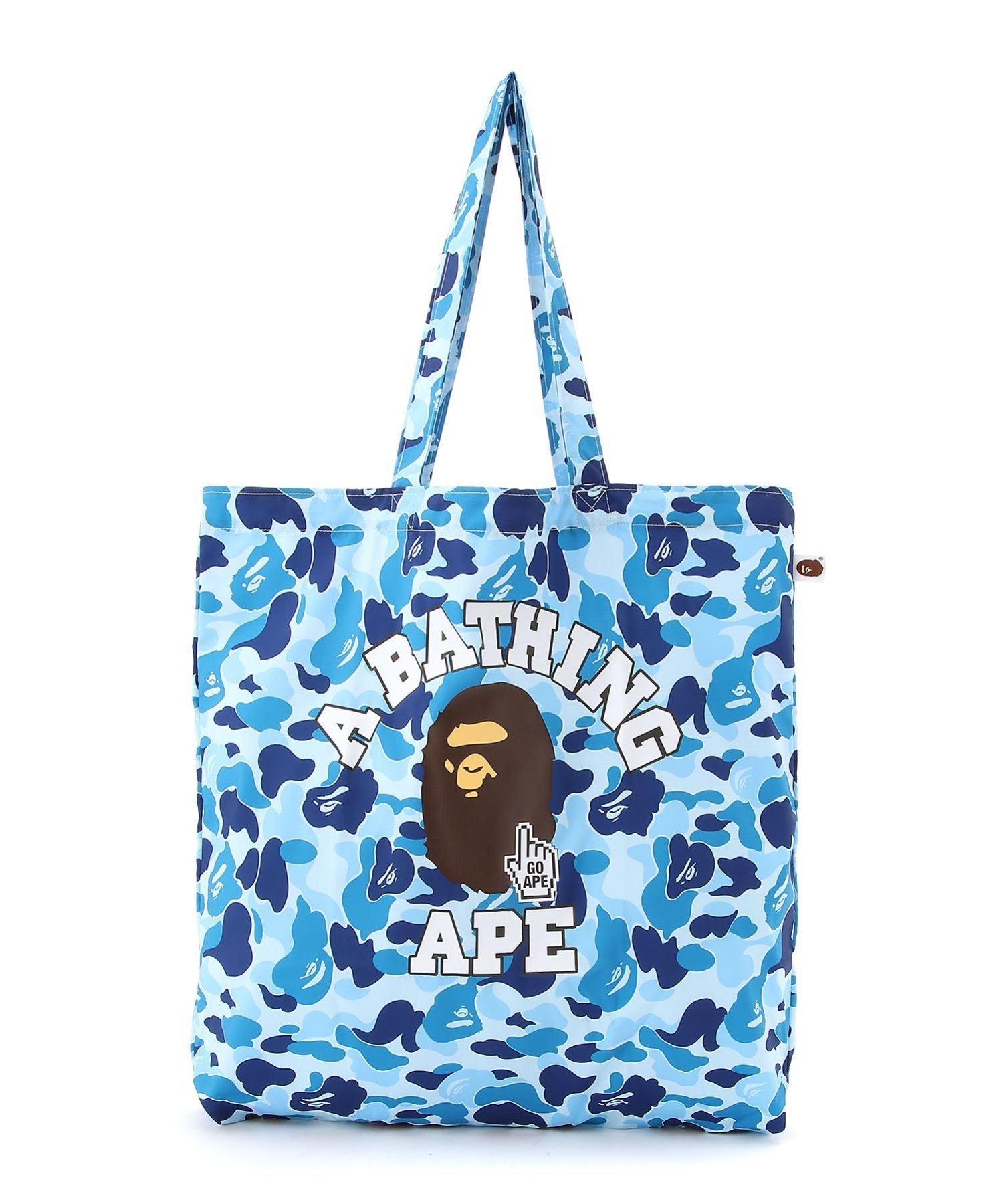 A BATHING APE BAPE CAMO GO APE POINTER COLLEGE TOTE BAG A xCVO GCv obO g[gobO u[ O[ lCr[ sNyz