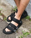 BEAMS HEART MEN BEAMS HEART / ベルテッド スポーツサンダル summer ビームス ハート シューズ・靴 サンダル ブラック ネイ...
