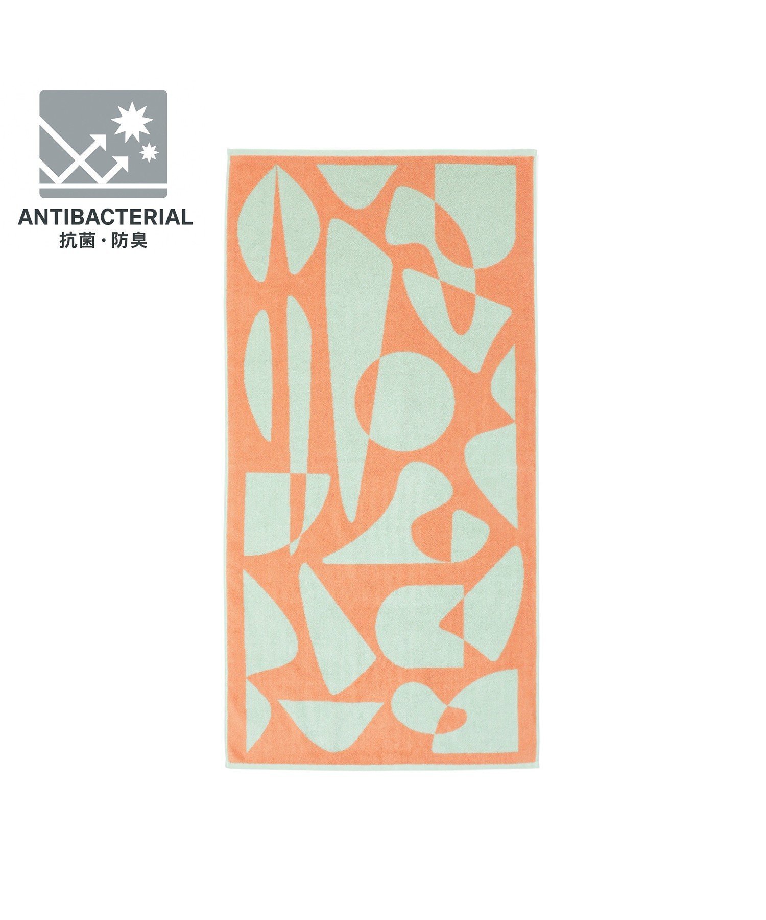 Francfranc 抗菌防臭 アート バスタオル ジオメトリック フランフラン インテリア・生活雑貨 タオル