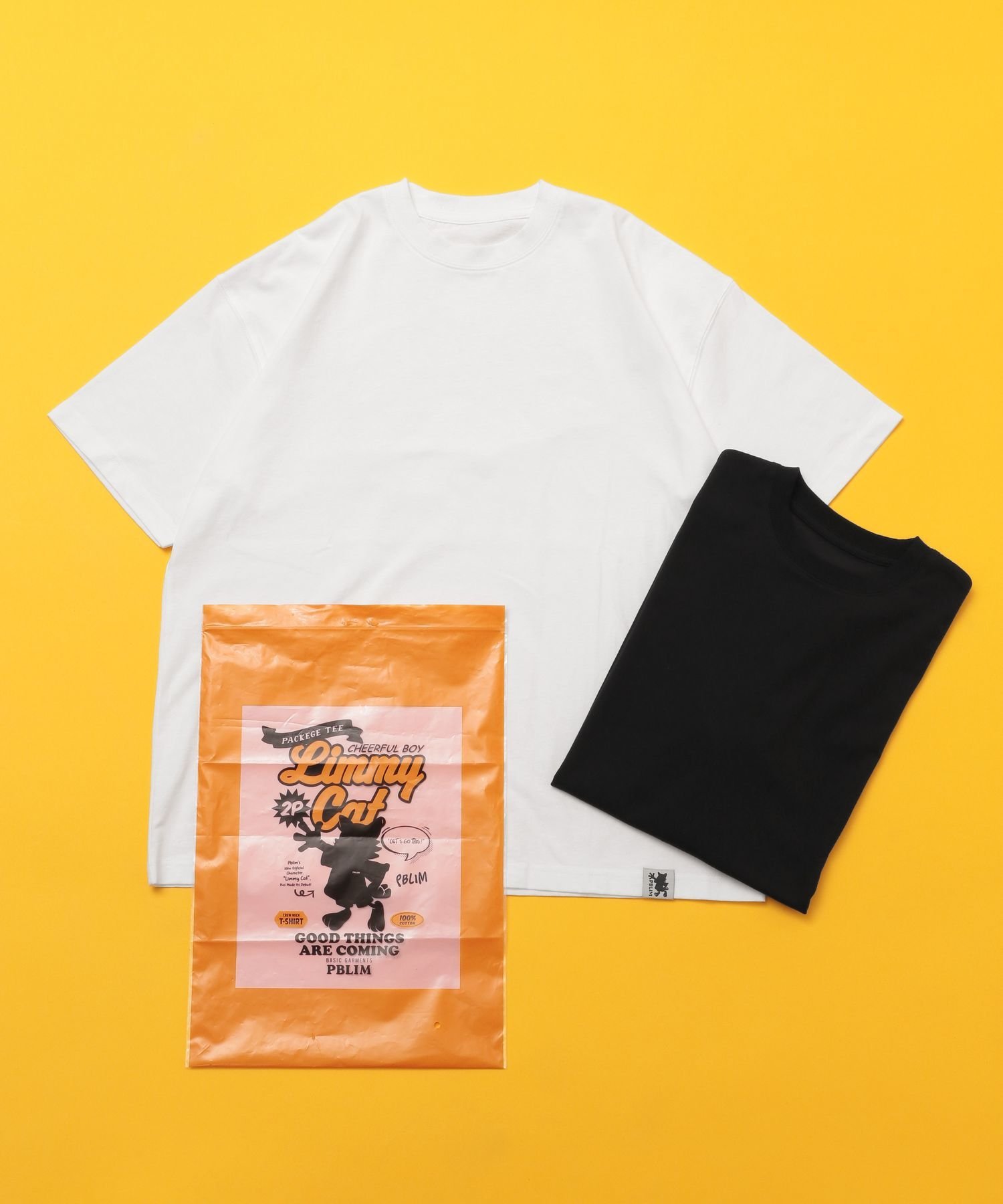 PAGEBOYLIM 【PBLIM/2枚入り】LIMMY CAT パックTシャツ ページボーイ トップス カットソー・Tシャツ