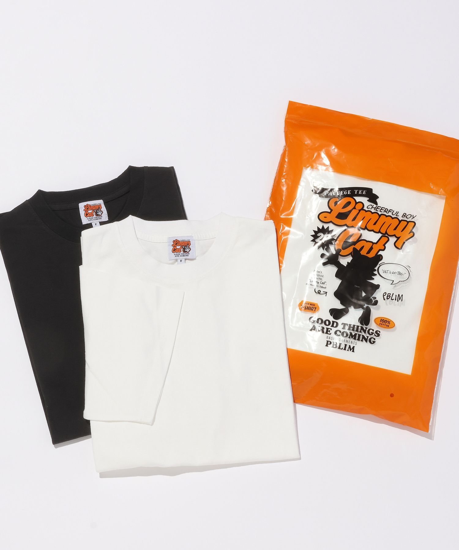 PAGEBOYLIM 【PBLIM/2枚入り】LIMMY CAT パックTシャツ ページボーイ トップス カットソー・Tシャツ