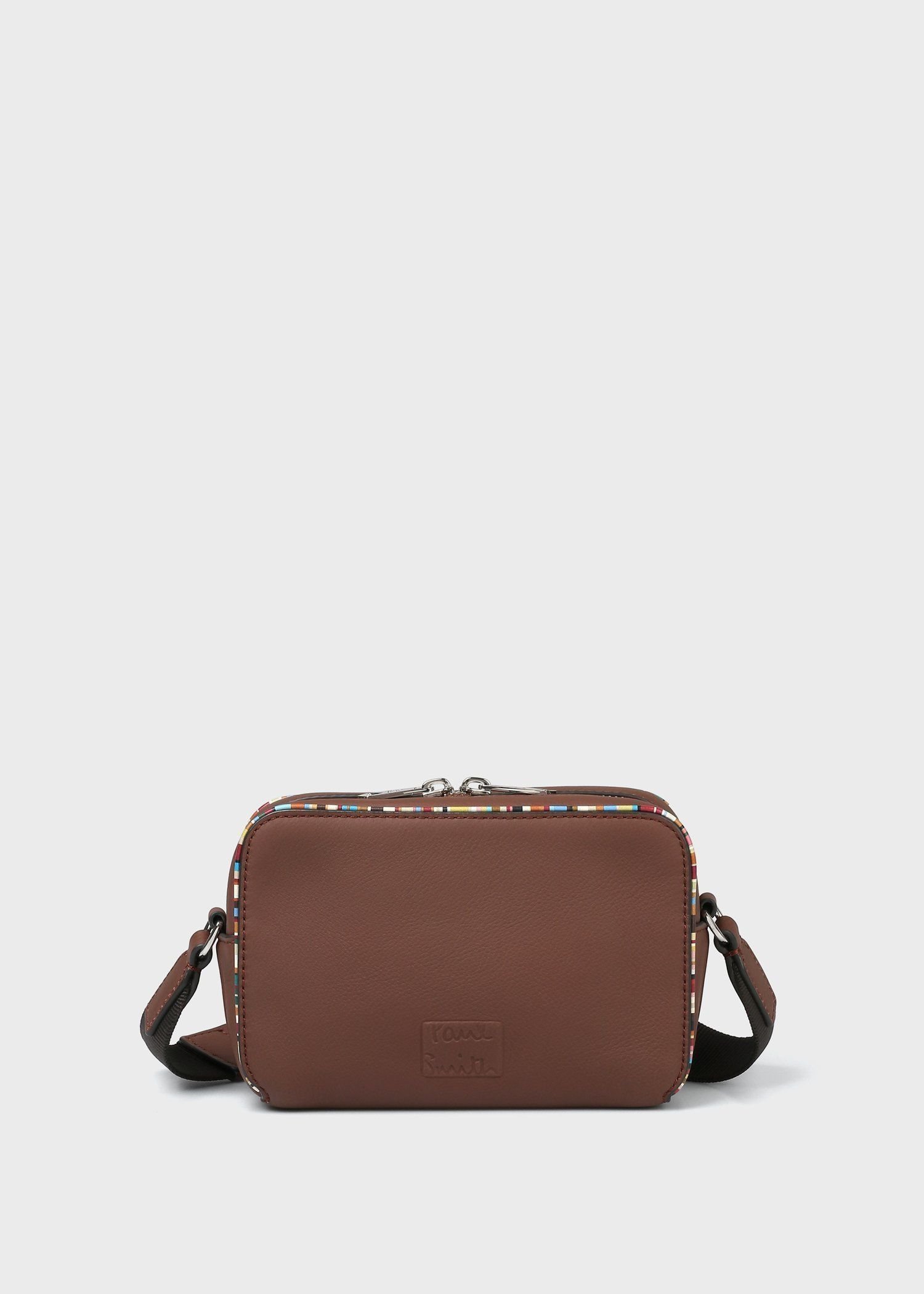 【SALE／30%OFF】Paul Smith シグネチャーストライプトリム ショルダーバッグ ポール・スミス バッグ その他のバッグ ブラウン【送料無料】