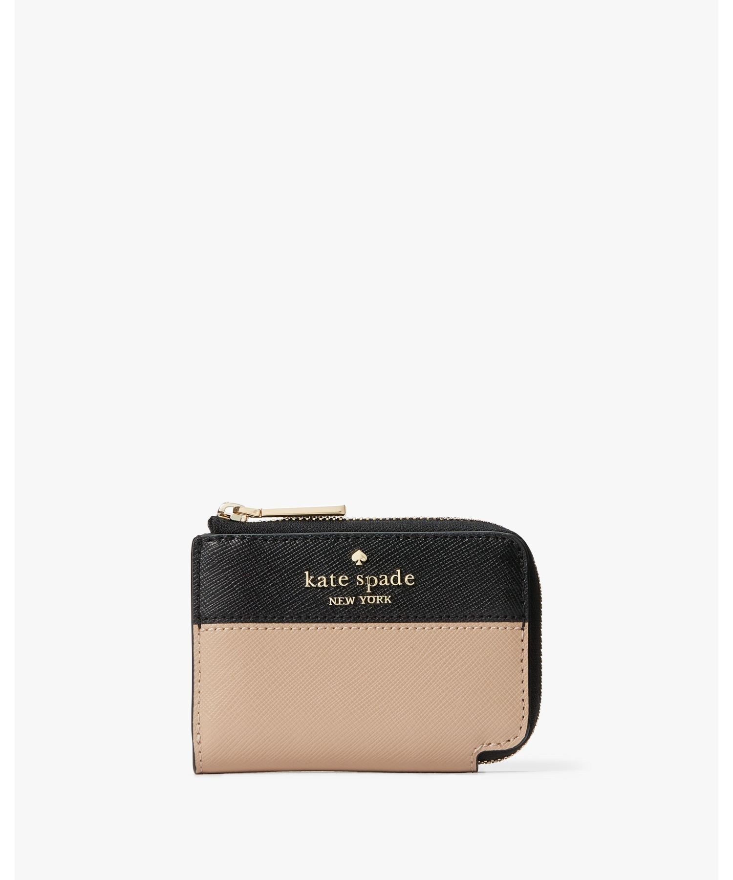 ケイトスペード ポーチ（レディース） 【SALE／50%OFF】kate spade new york マディソン カラーブロック キー ホルダー ケイトスペードニューヨーク 財布・ポーチ・ケース その他の財布・ポーチ・ケース ブラウン【送料無料】