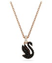 SWAROVSKI 【公式】【スワロフスキー】Swarovski Iconic Swan ペンダント スワロフスキー アクセサリー・腕時計 ネックレス ブラック...