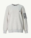 ANREALAGE PATCHWORK SLEEVE POCKET SWEATSHIRT アンリアレイジ トップス スウェット トレーナー グレー ベージュ ブラック【送料無料】