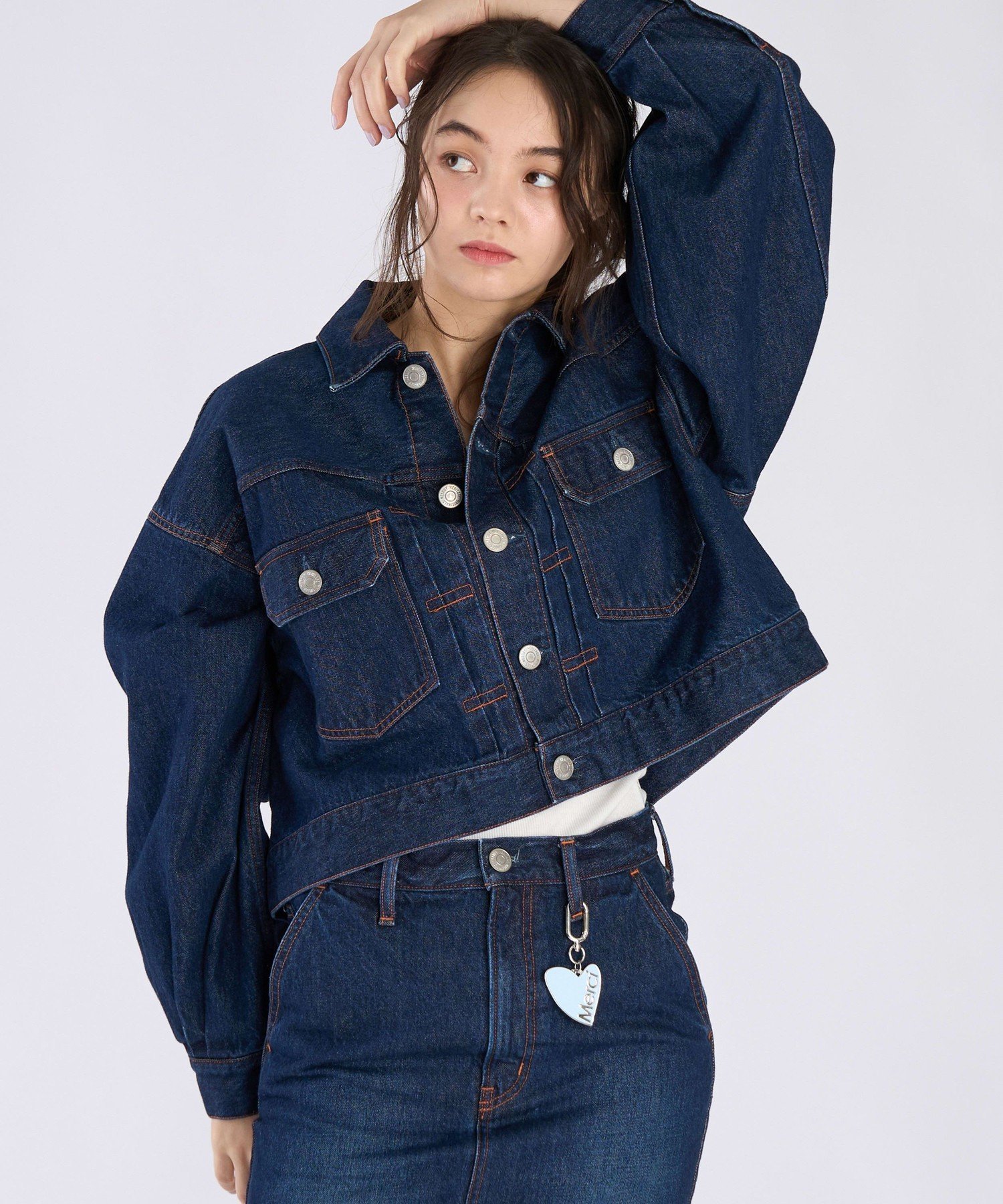 . To b. by agnes b. * NEEDBY heritage DENIM JACKET アニエスベー ジャケット・アウター その他のジャケット・アウター ネイビー