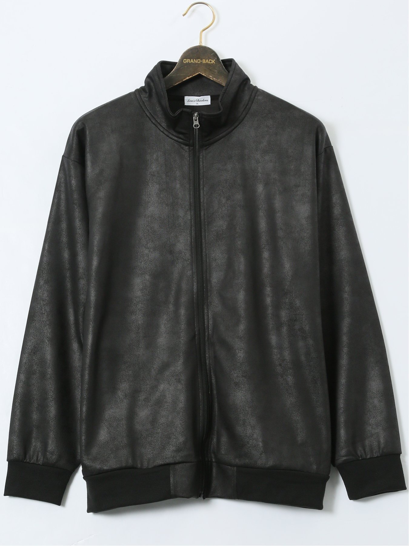 GRAND-BACK 【大きいサイズ】ルイシャブロン/LOUIS CHAVLON ストレッチウォッシャブル スタンドブルゾン 【26SS】 タカキュー ジャケット・アウター ブルゾン・ジャンパー【送料無料】