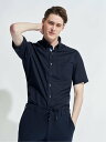 TAKA-Q 形態安定 スタンダードフィット ショートレギュラーカラースナップダウン半袖シャツ 半袖 シャツ メンズ ワイシャツ ビジネス ノーアイロン 形態安...