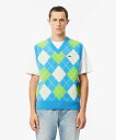 【SALE/50%OFF】LACOSTE エシカルニットアーガイルベスト ラコステ トップス ベスト・ジレ ブルー【送料無料】