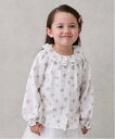 【SALE/50%OFF】petit main 小花柄ブラウス ナルミヤオンライン トップス シャツ・ブラウス ブルー ピンク