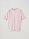 【SALE/20%OFF】JOHN SMEDLEY 半袖コットンニットTシャツ | KIELL | 30G MODERN FIT ジョンスメドレー トップス ニ...