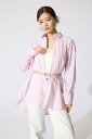 【SALE/50%OFF】rienda 2WAYベルトセットシャツトップス リエンダ トップス シャツ・ブラウス ピンク グレー【送料無料】