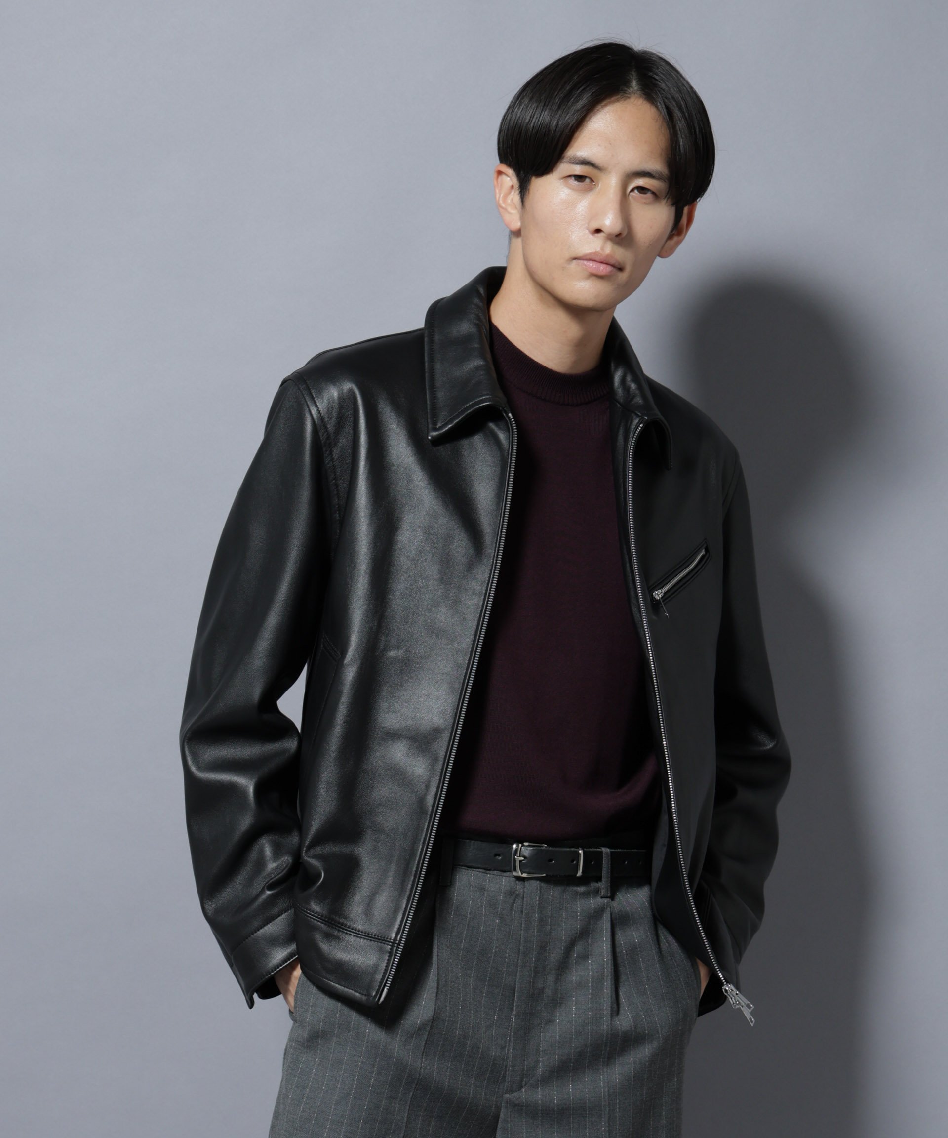 楽天市場】ナノユニバース ライダース レザーの通販