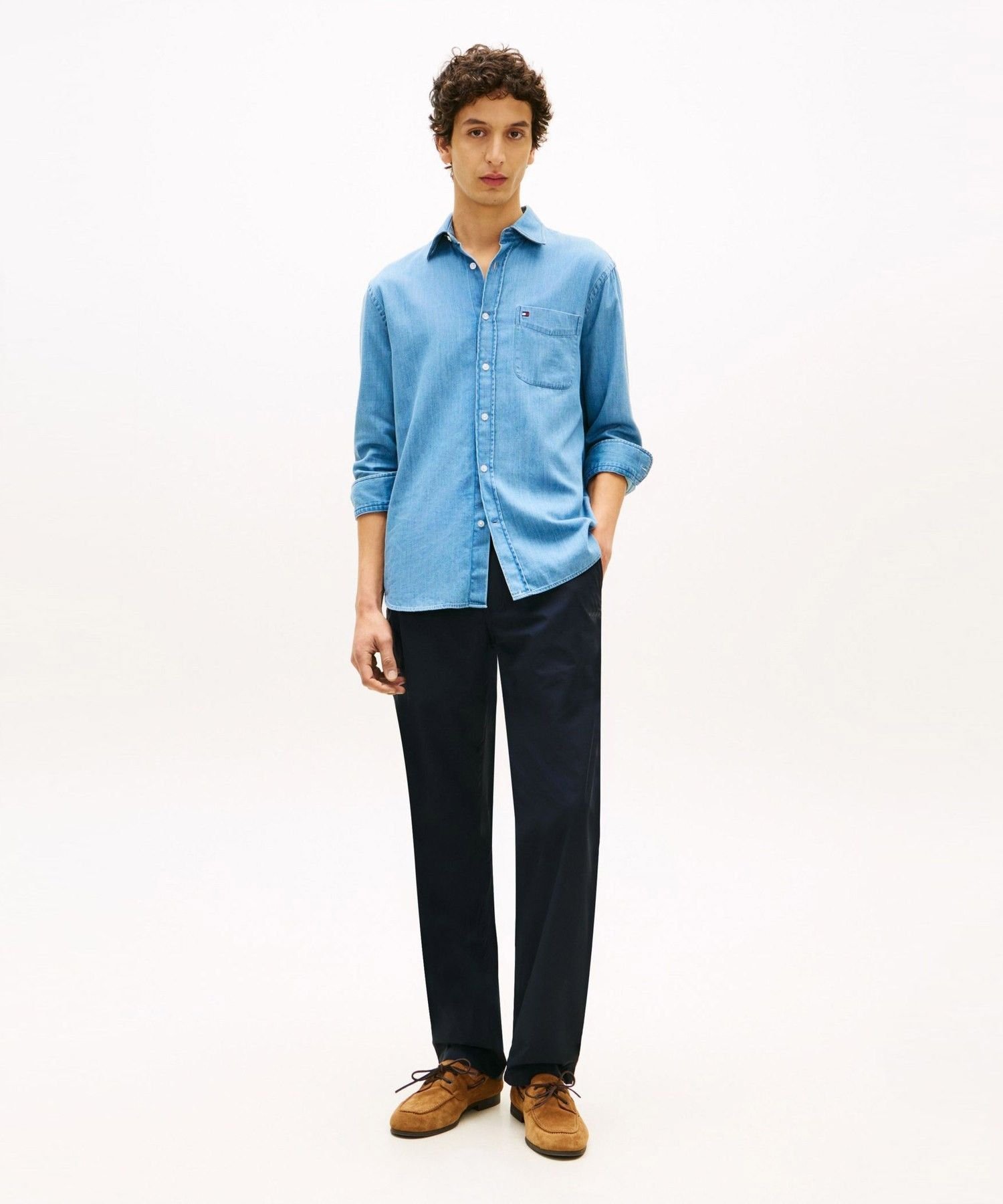 TOMMY HILFIGER エアドットマーサーチノパンツ 26SS トミーヒルフィガー パンツ チノパンツ ベージュ ネイビー【送料無料】