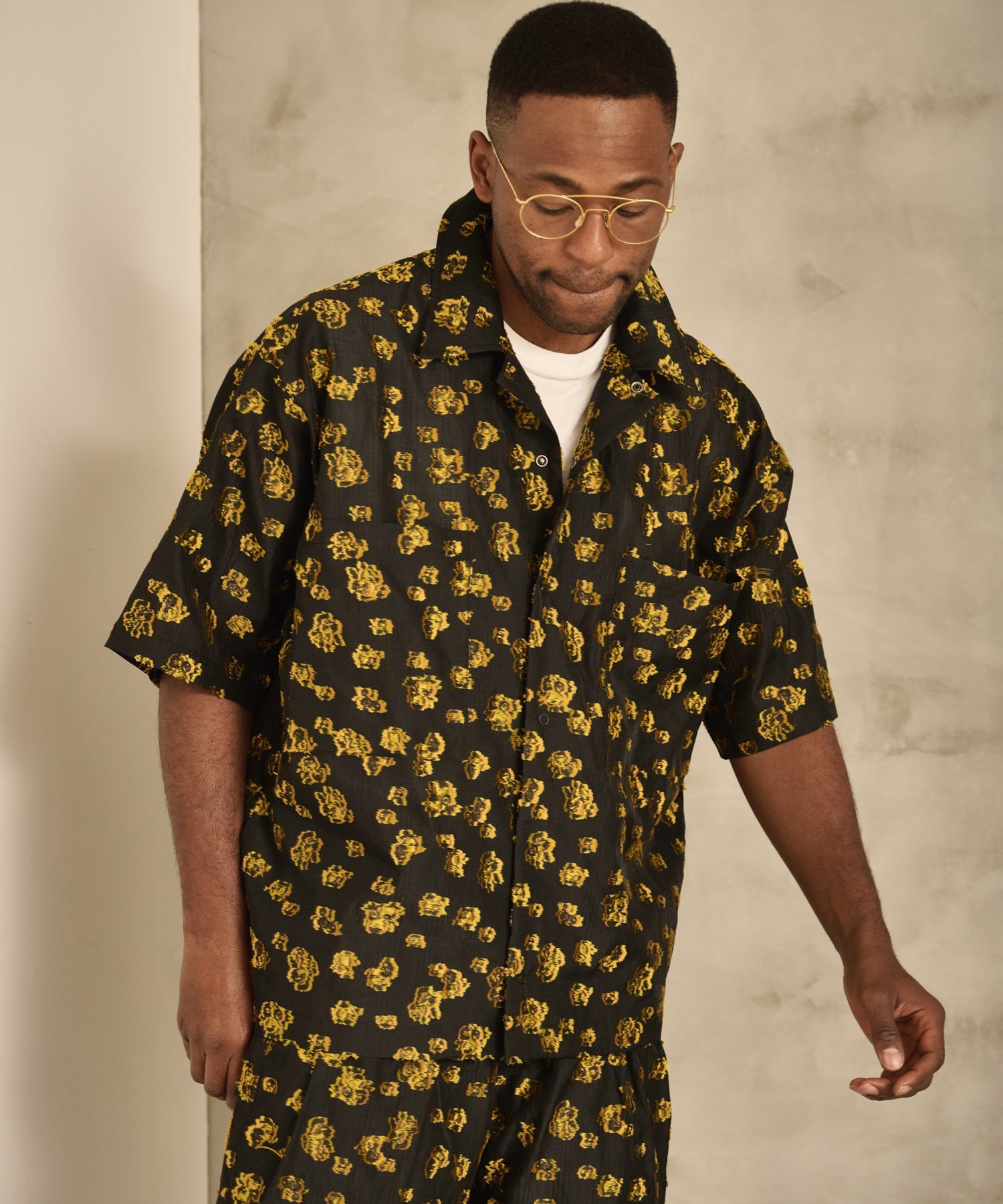 KELEN 「KELEN MENS / ケレン メンズ」DIGGER ビーアパートメント トップス シャツ・ブラウス イエロー ブラック