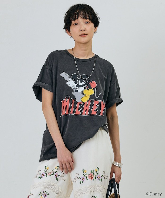 Freada 【MICKEY / ミッキー】ロック ビッグTシャツ フリークスストア トップス カ...