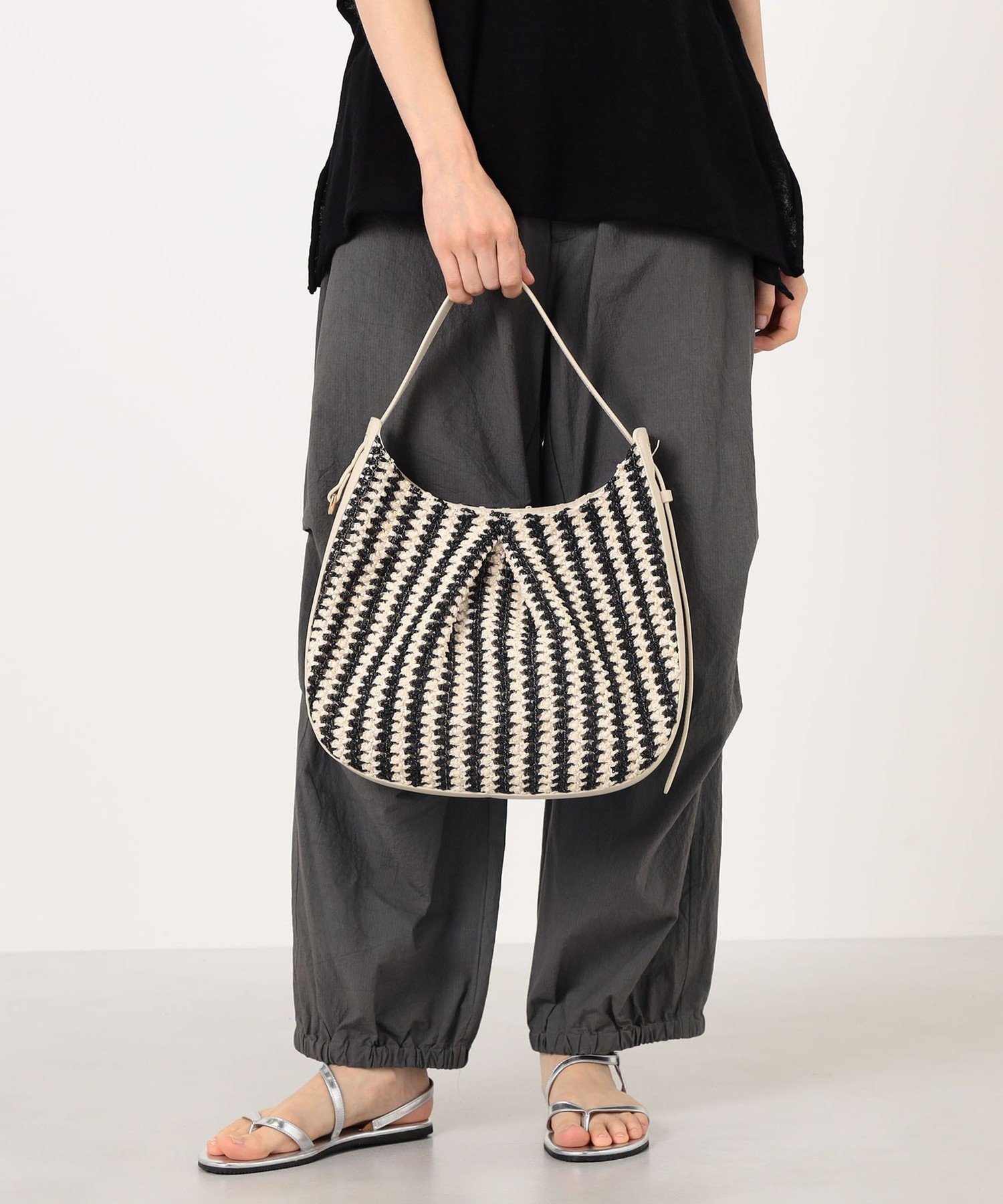 TOMORROWLAND GOODS Atelier TOMORROWLAND BIKKIE STRIPE バッグ トゥモローランド...