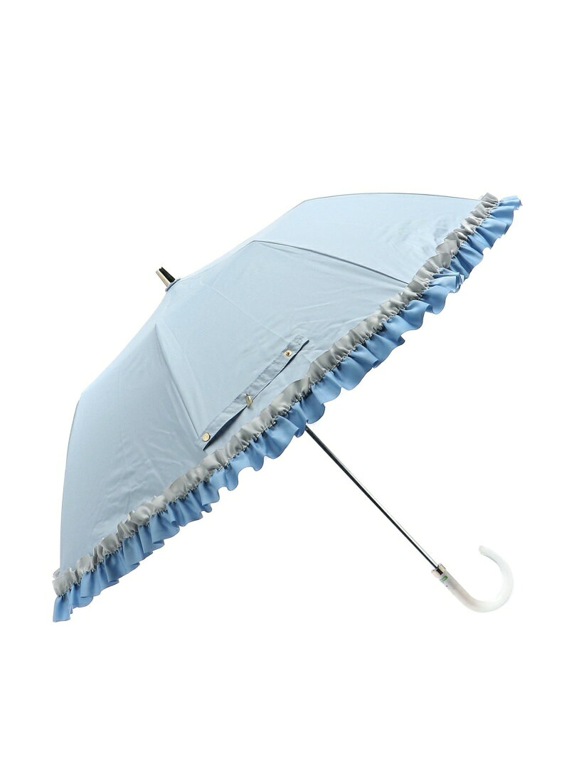 【SALE／20%OFF】LANVIN en Bleu パラソル ミドル 22-084-10262-51 ランバンオンブルー ファッション雑貨 折りたたみ傘 ブルー ネイビー ベージュ ブラック【送料無料】のサムネイル