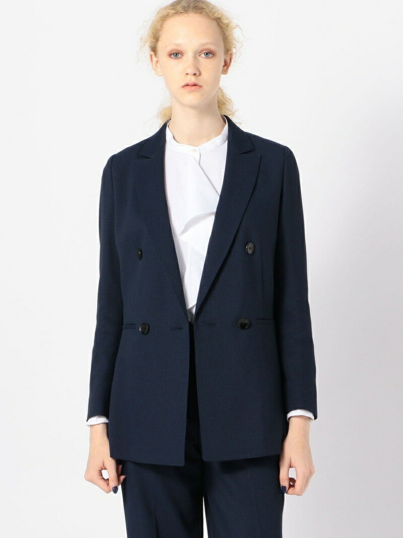 【SALE／43%OFF】TOMORROWLAND collection シェファードチェック ダブルブレストジャケット トゥモローランド ジャケット・アウター その他のジャケット・アウター【送料無料】のサムネイル