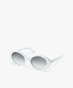 agnes b. FEMME 【ユニセックス】LU02 SUNGLASSES ROMY サングラス アニエスベー ファッション雑貨 サングラス ホワイト【送料無...