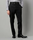 COMME CA MEN 【セットアップ対応】ウールシルク グレンチェック スラックス コムサメン スーツ・フォーマル スーツパンツ グレー ネイビー【送料無料】(4)