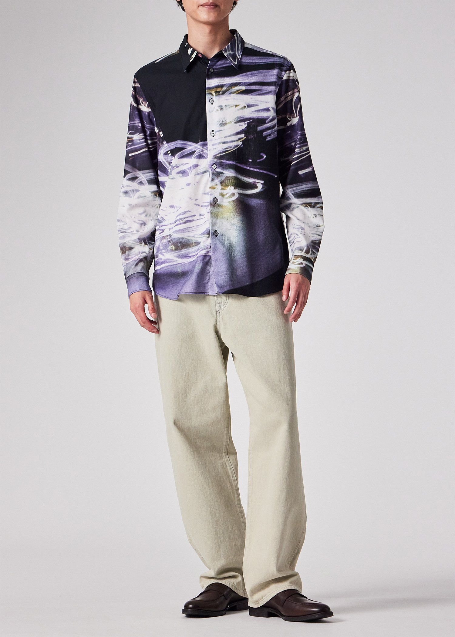【SALE／20%OFF】PS Paul Smith "Loop The Loop" シャツ ポール・スミス トップス シャツ・ブラウス ブラック【送料無料】