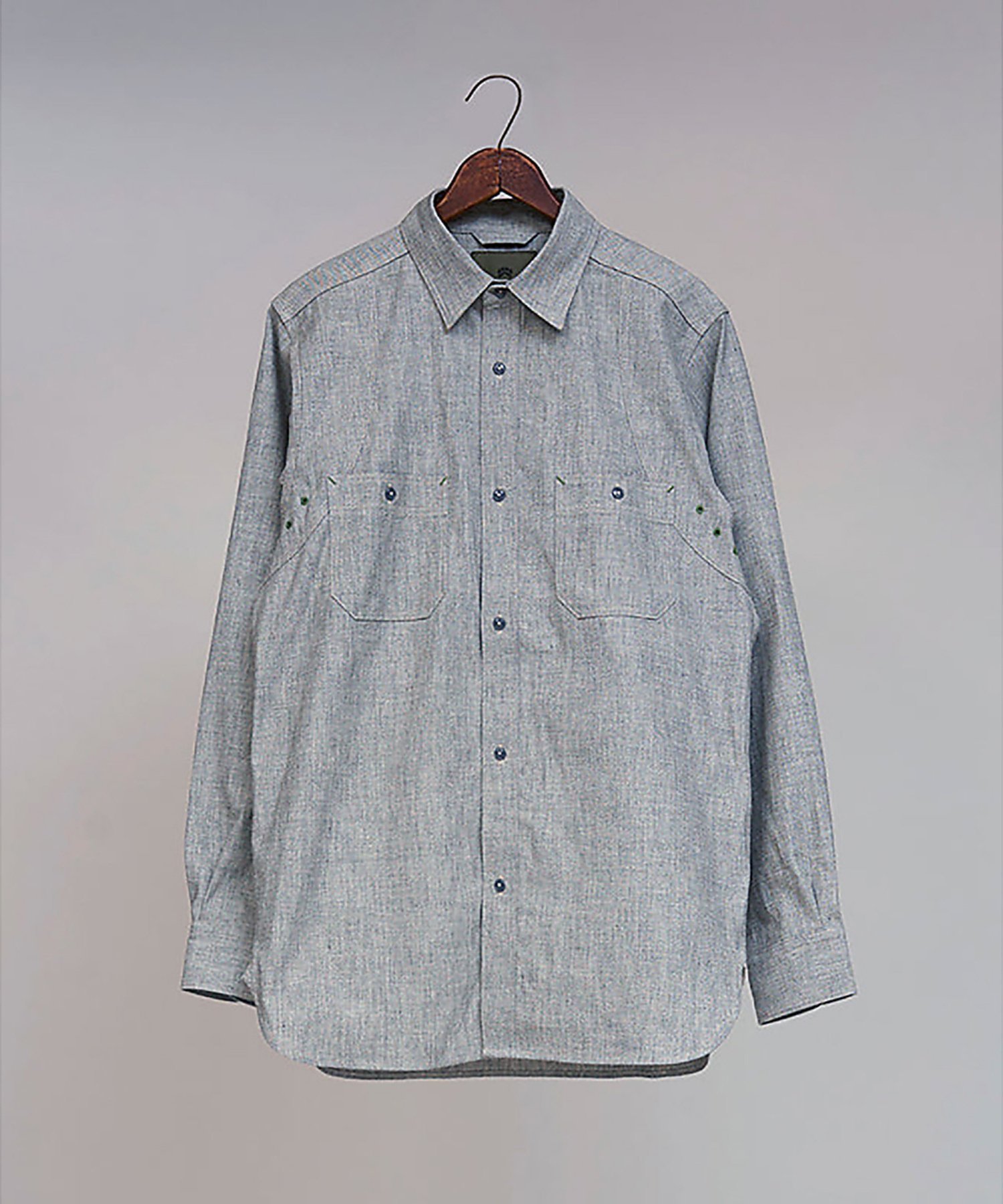 Nigel Cabourn 【公式】ナイジェル・ケーボン / MAN / ニューメディカルシャツ - ソルト ナイジェル・ケーボン トップス シャツ・ブラウス グレー【送料無料】