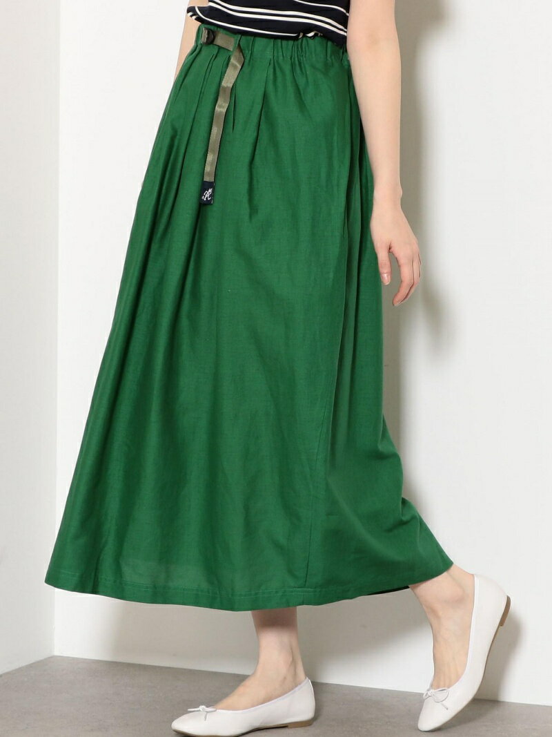 【SALE／50%OFF】UNITED ARROWS green label relaxing [別注グラミチ]SC GRAMICCI×GL フレア スカート ユナイテッドアローズ グリーンレーベルリラクシング スカート その他のスカート カーキ ネイビー【送料無料】のサムネイル