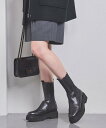 【SALE/75%OFF】UNITED ARROWS ハーフ サイドゴアブーツ ユナイテッドアローズ アウトレット シューズ・靴 ブーツ ブラウン ブラック【送...