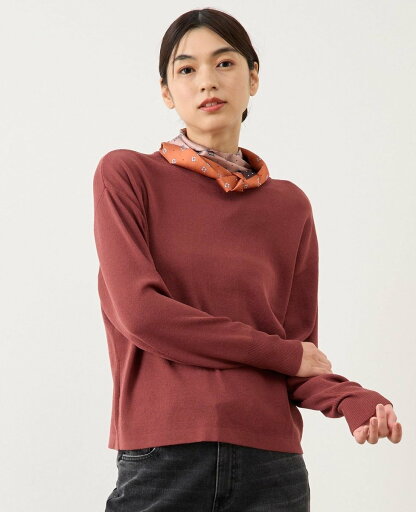 【SALE/50%OFF】LOGEMENT DE CLAIRE スカーフ付きカーデ メルローズクレール トップス カーディガン グレー ネイビー ブラウン【送料無料】 【SALE/50%OFF】LOGEMENT DE CLAIRE スカーフ付きカーデ メルローズクレール トップス カーディガン グレー ネイビー ブラウン【送料無料】