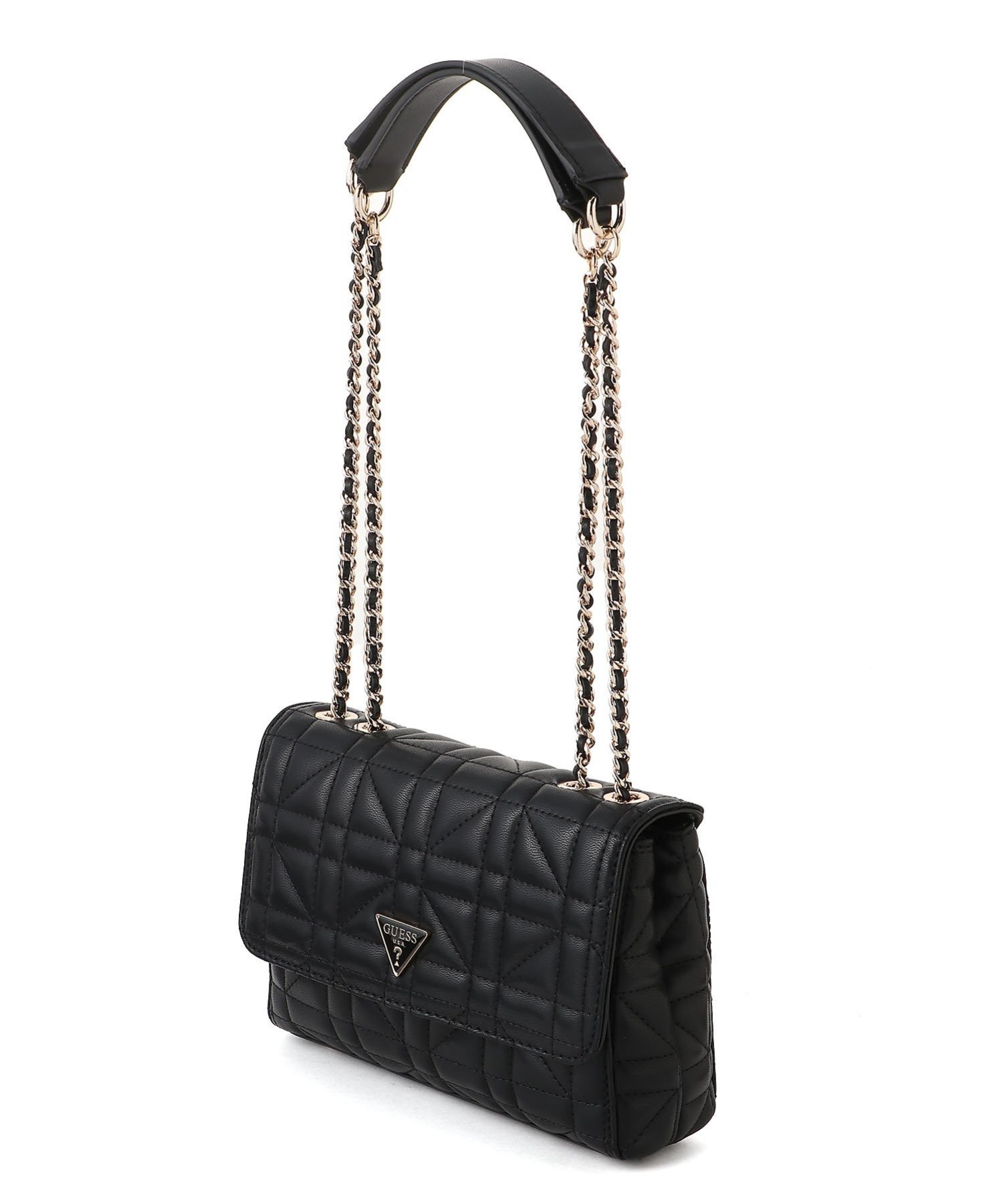 GUESS クロスボディバッグ(W)EDITA Convertible Xbody Flap ゲス バッグ ショルダーバッグ ブラック ベージュ