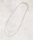 【SALE/36%OFF】grove ビーズメタルチェーンネックレス グローブ アクセサリー・腕時計 ネックレス ブルー オレンジ
