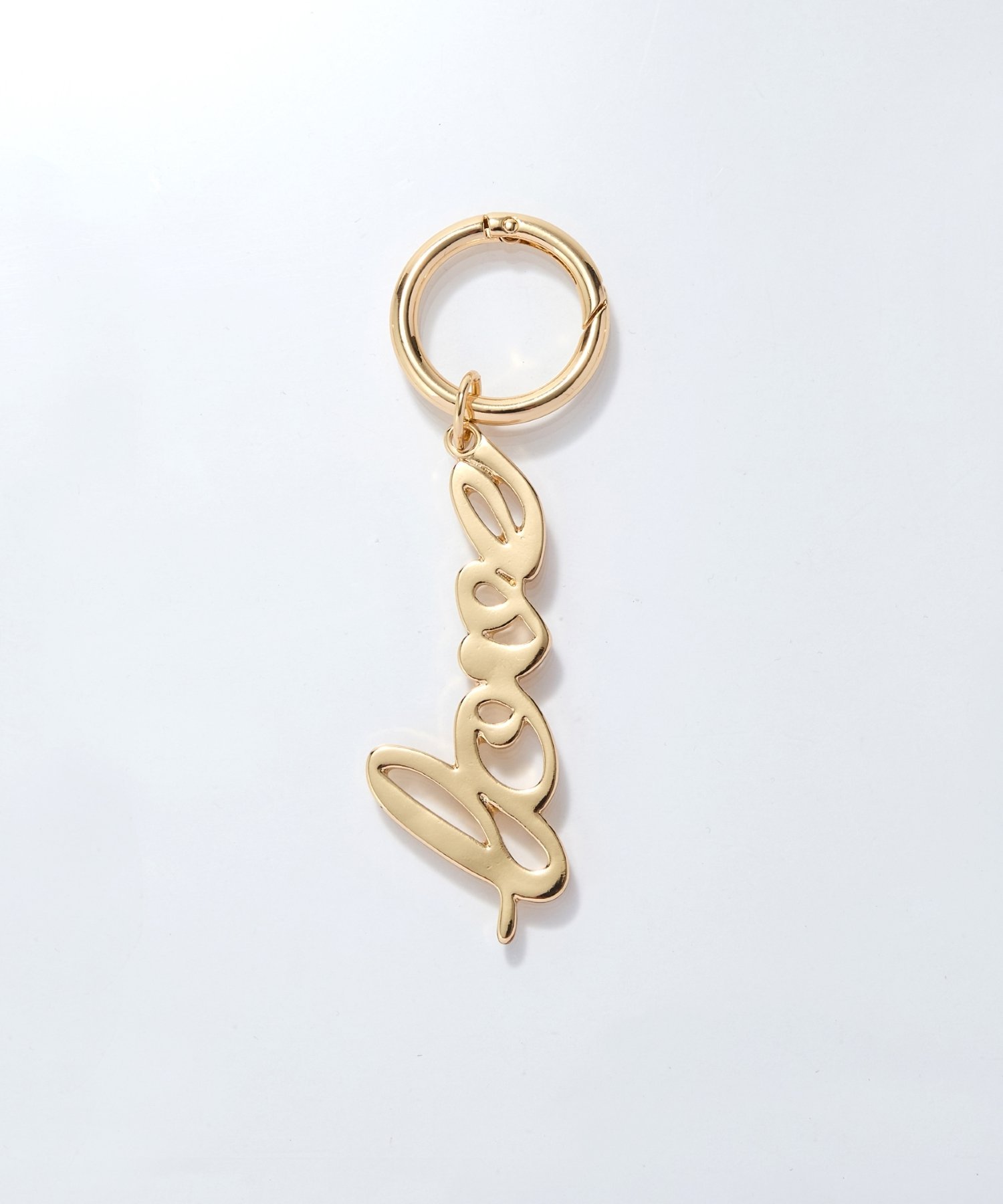 Phoebe レタードキーチャーム ラブ ジュエルアディクト ファッション雑貨 チャーム・キーチェーン ゴールド【送料無料】