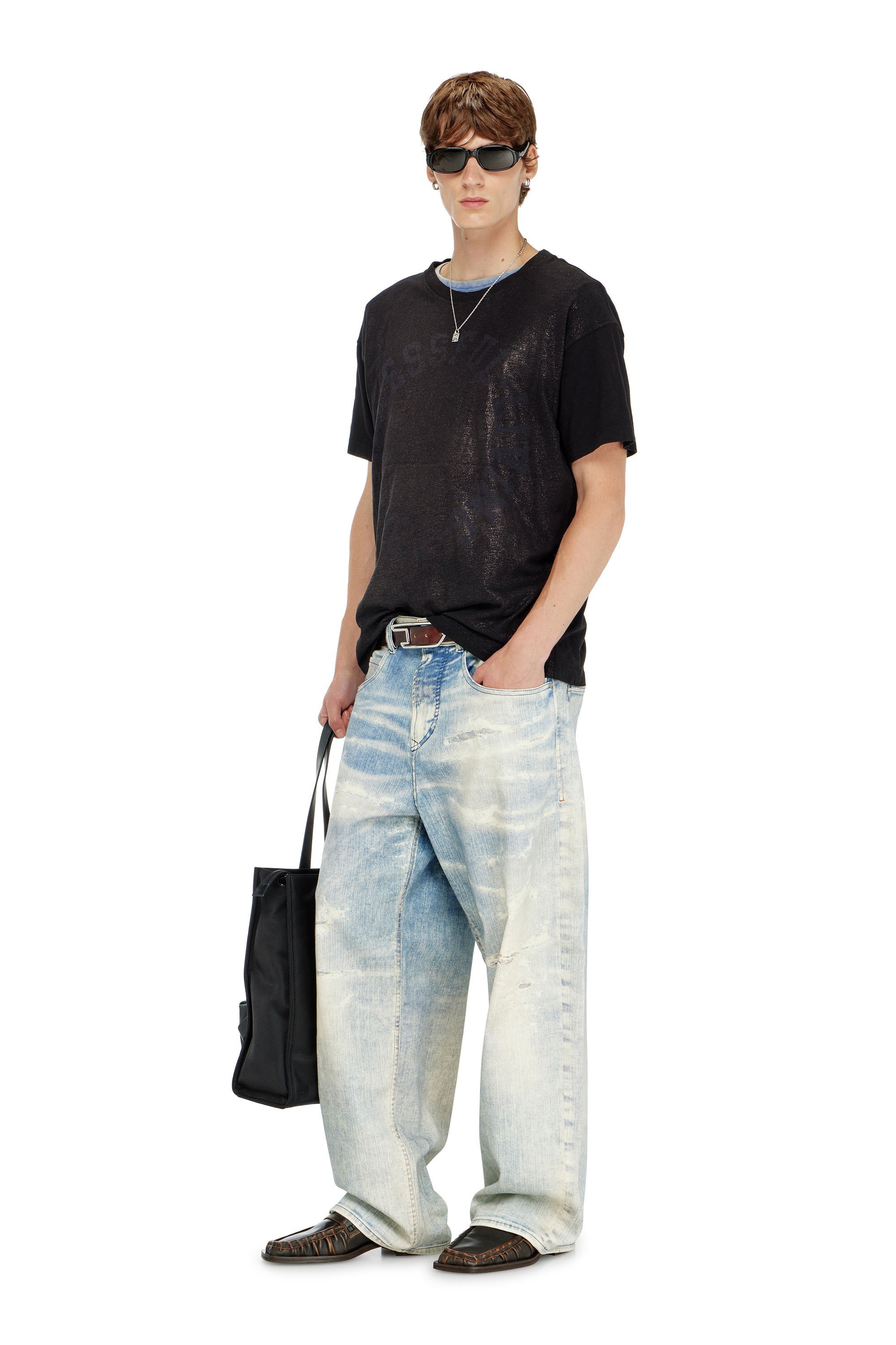メンズ Tシャツ T-NORM-AA2 ディーゼル トップス カットソー・Tシャツ ブラック