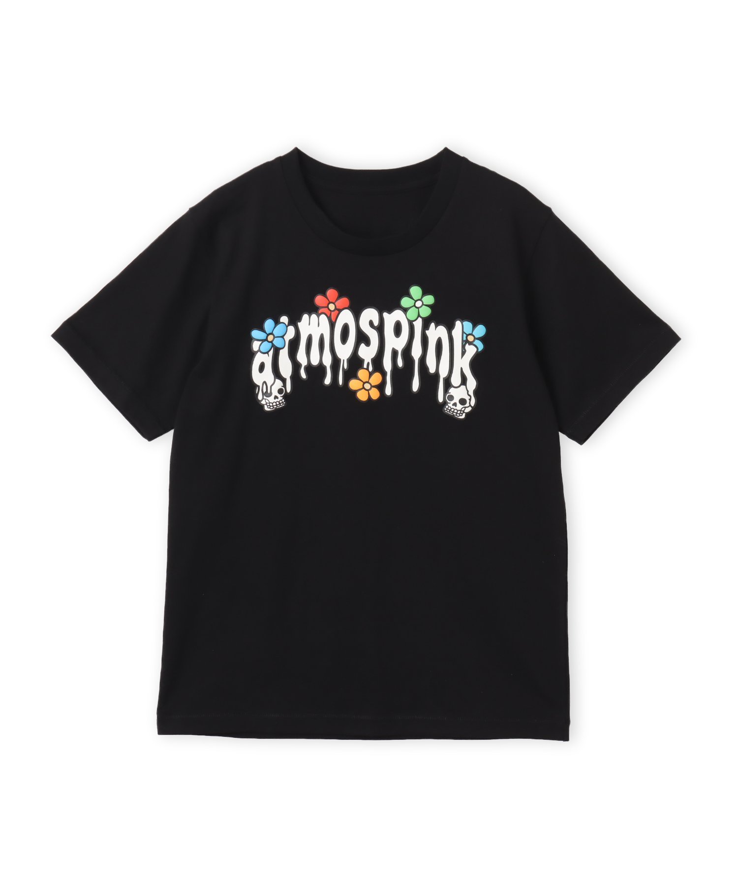 atmos pink atmos pink Drip Logo T-shirt BLACK アトモス トップス カットソー・Tシャツ ブラック