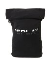 【SALE/30%OFF】REPLAY (M)クリンクルナイロンバックパック リプレイ バッグ リュック・バックパック グリーン ブラック ブルー【送料無料】