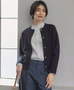 【SALE/40%OFF】J.PRESS 【洗える】VIS/PE ROME ニット カーディガン ジェイプレス トップス カーディガン ネイビー グレー【送料無料】