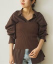 【SALE/30%OFF】plage rib bustier プラージュ トップス その他のトップス ブラウン ホワイト【送料無料】