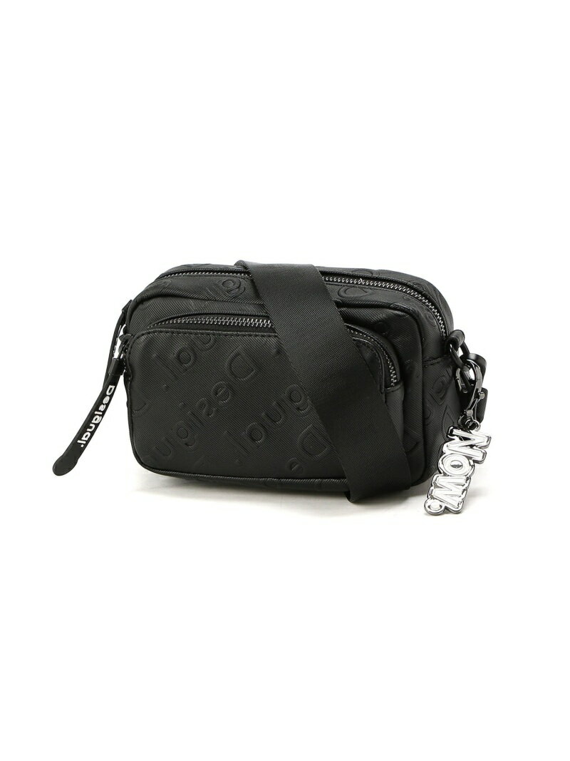 【SALE／30%OFF】Desigual クロスボディーバッグ COLORAMA PETRA デシグアル バッグ ショルダーバッグ ブラック ピンク【送料無料】