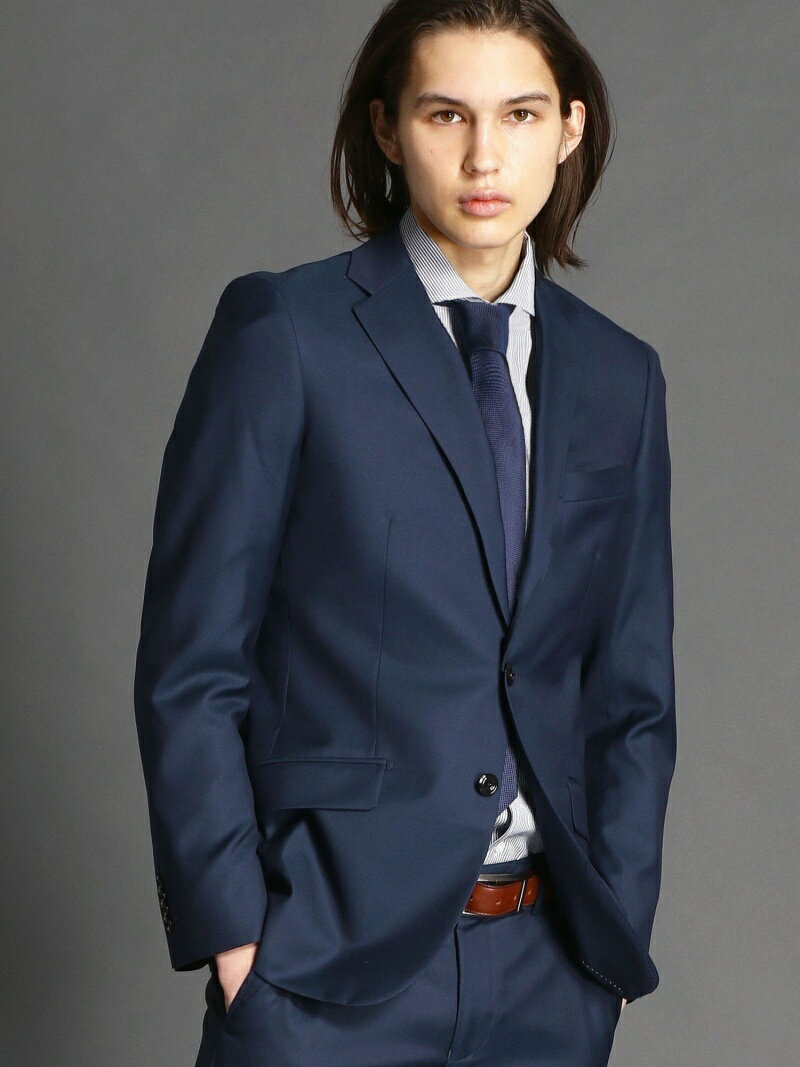 【SALE/40%OFF】MONSIEUR NICOLE シャイニーツイル2ボタンシングルスーツ ニコル スーツ・フォーマル セットアップスーツ ブルー ネイビ...