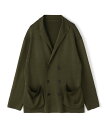 【SALE/50%OFF】TOMORROWLAND MEN 14Gミラノリブ ダブル6Bニットジャケット トゥモローランド トップス ニット カーキグリーン ベージュ ネイビー【送料無料】