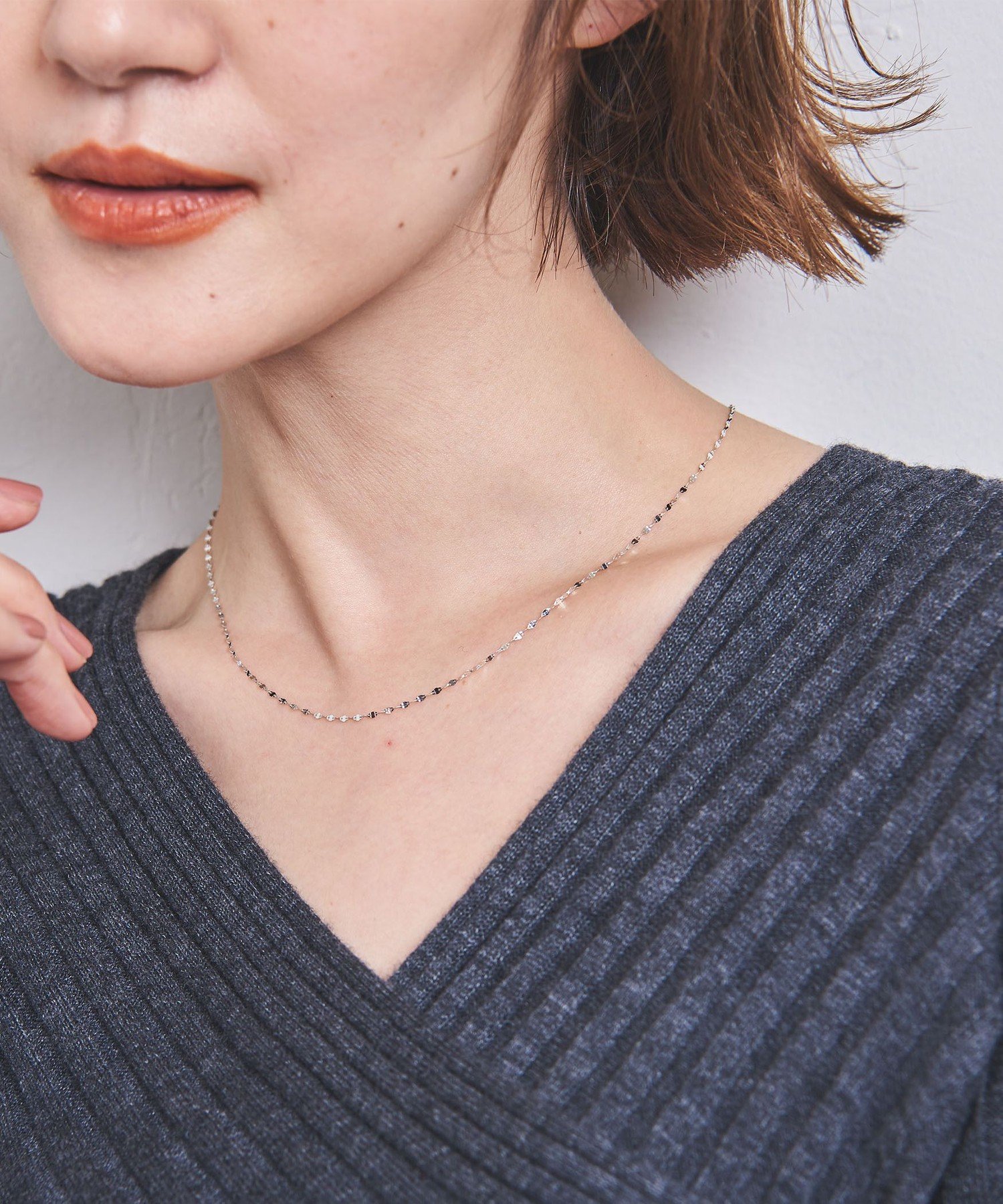 UNITED ARROWS 【別注】＜les bonbon＞VICTRIA WG ネックレス ユナイテッドアローズ アクセサリー・腕時計 その他のアクセサリー・腕時計 シルバー【送料無料】