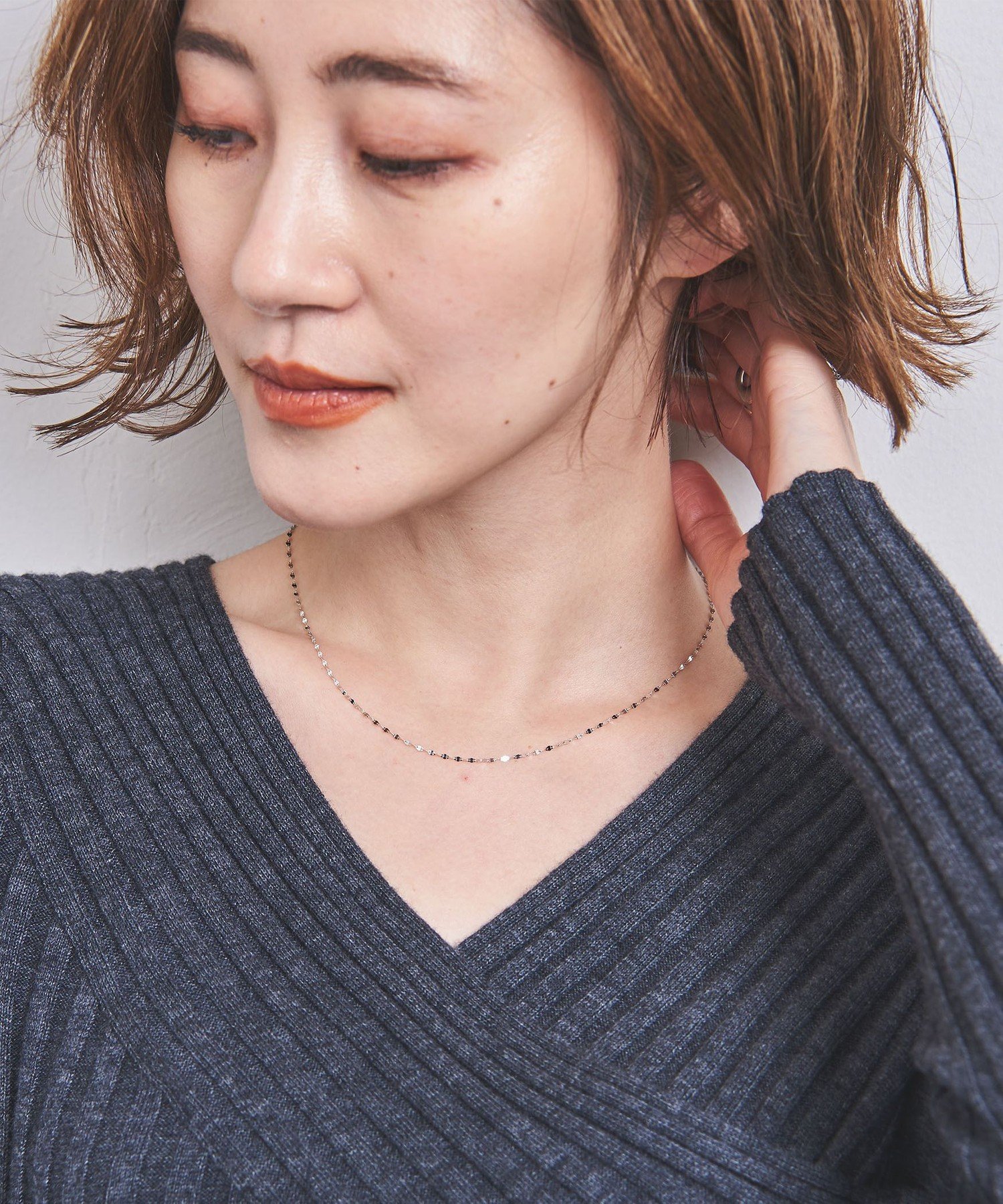 UNITED ARROWS 【別注】＜les bonbon＞VICTRIA WG ネックレス ユナイテッドアローズ アクセサリー・腕時計 その他のアクセサリー・腕時計 シルバー【送料無料】