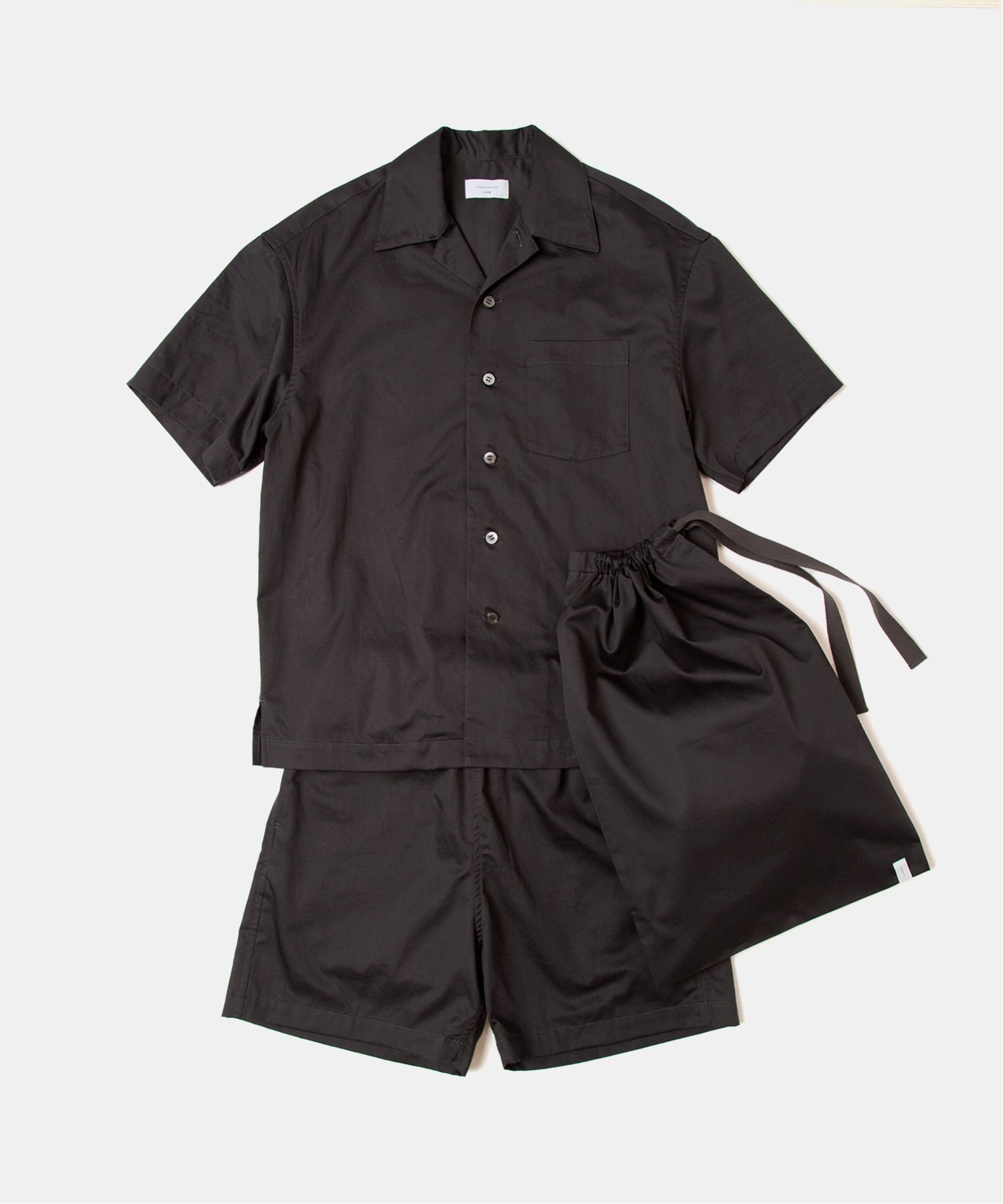 UNDECORATED Organic Cotton Shirt・Shorts アンデコレイテッド トップス シャツ・ブラウス ホワイト ブラウン【送料無料】