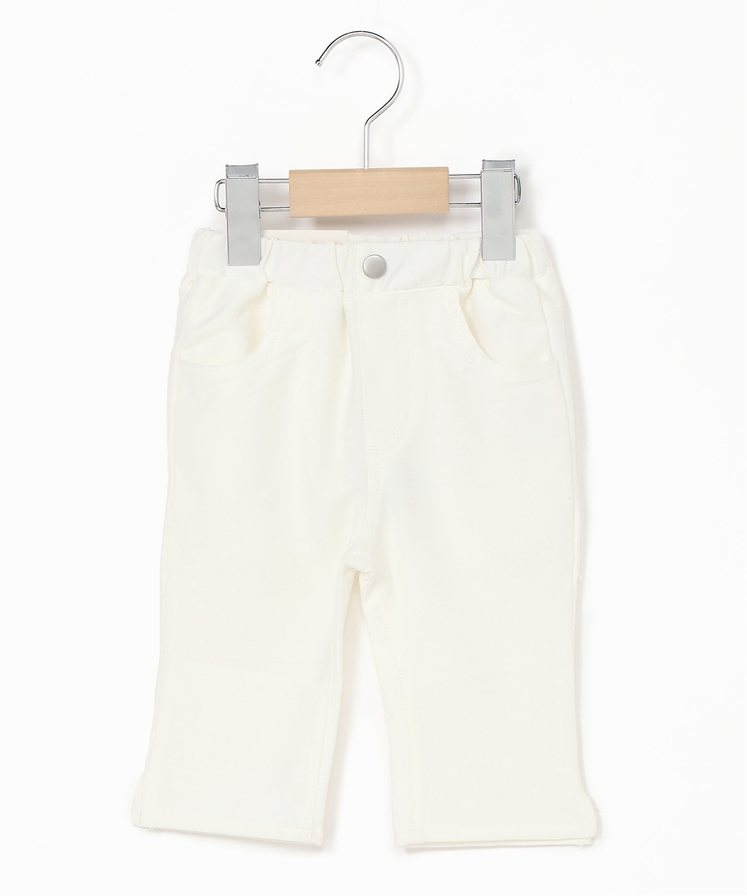 petit main 【スマイルシリーズ】カプリパンツ ナルミヤオンライン パンツ その他のパンツ ホワイト ベージュ イエロー ネイビーのサムネイル