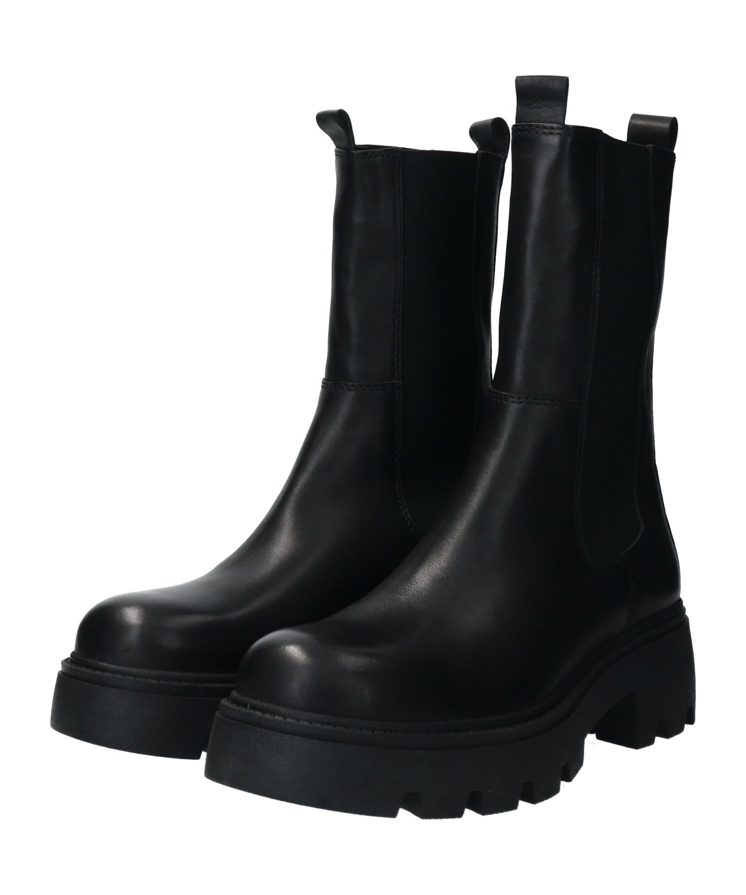 【SALE／30%OFF】QUSHELI 【QUSHELI】ラウンドトウサイドゴアショートブーツ インターショシュール シューズ・靴 ブーツ ブラウン【送料無料】