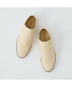 alfredoBANNISTER 【ヌメ革】ソフトレザー ドレープフラットシューズ アルフレッド・バニスター シューズ・靴 その他のシューズ・靴 レッド【送料無...